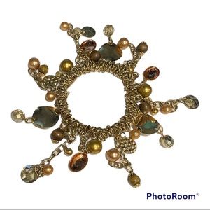 Park Lane Gold Beaded Bracelet